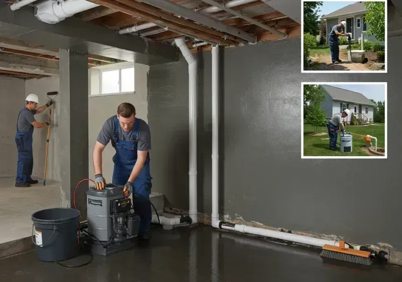 Basement Waterproofing and Flood Prevention process in East Hazel Crest, IL